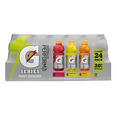 Gatorade 20781 20 Oz Wide Mouth Bottle, Lemon-Lime, Assorted Orange, Fruit Punch