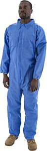 Majestic 74-201F Fr Sms Anti-Static Coverall With Elastic Wrist & Ankle, Size 4X-Large