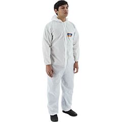 Majestic 74-202 Sms Coveralls With Hood And Elastic Wrist & Ankle, Size 4X-Large