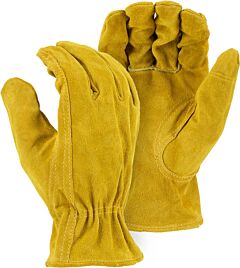 Majestic 1512B Cowhide Drivers Gloves, Size Large