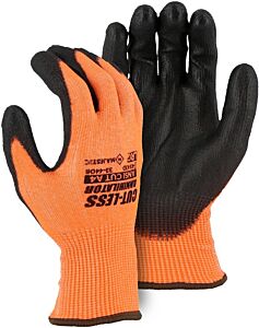 Majestic 33-4406 Orange Cut-Less Annihilator With Polyurethane Palm, Size Large