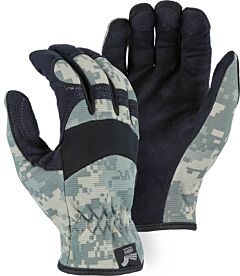 Majestic 2136C1 Mechanics Gloves With Digital Camo Knit Back, Size X-Large