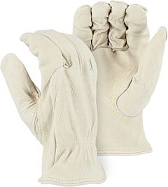 Majestic 1510Pk Heavy Duty Kevlar Sewn Pigskin Drivers Gloves, Size X-Small