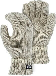 Majestic 3423 Winter Lined Ragwool Gloves, Size Medium