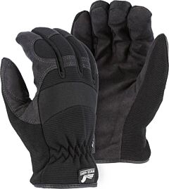 Majestic 2136Bkh Winter Lined Mechanics Gloves With Knit Back, Size Large