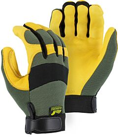 Majestic 2150Gr Mechanics Gloves With Deerskin Palm And Knit Back, Size X-Large