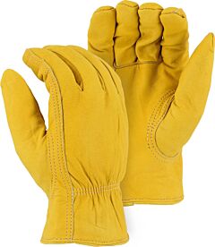Majestic 1662 Winter Lined Elkskin Drivers Gloves, Size X-Large