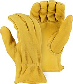 Majestic 1547 Heavyweight Elkskin Drivers Gloves, Size Small