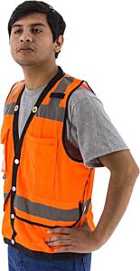 Majestic 75-3208 Hi-Viz Heavy Duty Mesh Vest, Ansi 2, Size Medium