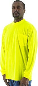 Majestic 75-5045 Site Safety Long Sleeve Shirt, Size Medium