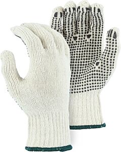 Majestic 3815/9 Medium Weight Cotton/Poly String Knit Gloves, Size 9