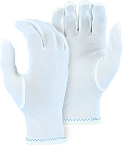 Majestic 3442 80-Denier Stretch Nylon Inspectors Gloves, Size Small
