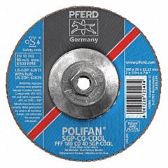 Pferd 62639 Polifan Flap Discs, Special Line Sg-Plus, Polifan Sgp Co-Cool, Flat