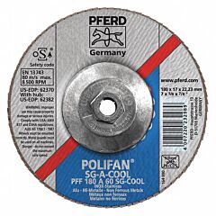 Pferd 62382 Polifan Flap Discs, Performance Line Sg, Polifan Sg A-Cool, Flat (Pff- Type 27)