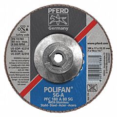 Pferd 62310 Polifan Flap Discs, Performance Line Sg, Polifan Sg A, Conical (Pfc - Type 29)