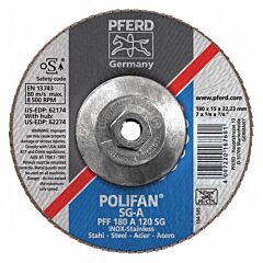 Pferd 62274 Polifan Flap Discs, Performance Line Sg, Polifan Sg A, Flat (Pff- Type 27)