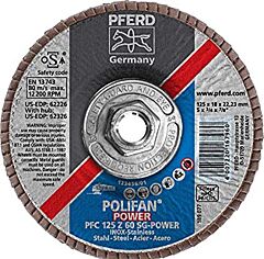 Pferd 62326 Polifan Flap Discs, Performance Line Sg, Polifan Z-Sg-Power