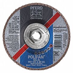 Pferd 62262 Polifan Flap Discs, Performance Line Sg, Polifan Sg A, Flat (Pff- Type 27)