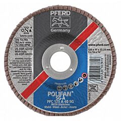 Pferd 62213 Polifan Flap Discs, Performance Line Sg, Polifan Sg A, Conical (Pfc - Type 29)