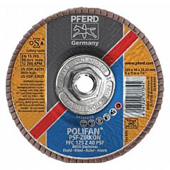 Pferd 63035 Polifan Flap Discs, Universal Line Psf, Polifan Psf Zirkon, Conical (Pfc - Type 29)
