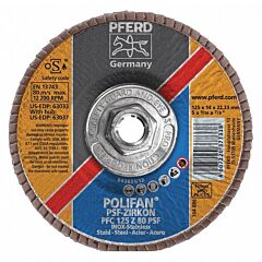 Pferd 63037 Polifan Flap Discs, Universal Line Psf, Polifan Psf Zirkon, Conical (Pfc - Type 29)