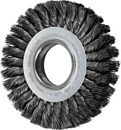 Pferd 82034 Knot Wheel Brushes, Heavy Duty Standard Twist - Double Row, Long Flag