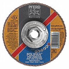 Pferd 62072 Polifan Flap Discs, Universal Line Psf, Polifan Psf Zirkon, Conical (Pfc - Type 29)