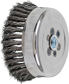 Pferd 82545 Knot Cup Brushes, Internal Nut, Single Row - Standard Twist
