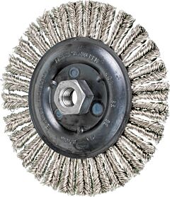 Pferd 82764 Knot Wheel Brushes, Stringer Bead Twist - Combitwist, Stainless Steel Wire