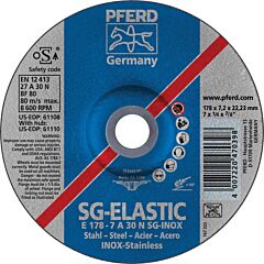 Pferd 61108 Grinding Wheels, Performance Line Sg, A 30 N Sg-Inox - For Stainless Steel