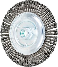 Pferd 82489 Knot Wheel Brushes, Stringer Bead Twist, Carbon Steel Wire