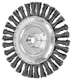Pferd 82688 Knot Wheel Brushes, Full Cable Twist - Combitwist, Carbon Steel Wire