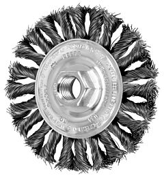 Pferd 82387 Knot Wheel Brushes, Full Cable Twist - Combitwist, Carbon Steel Wire