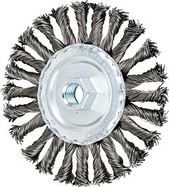 Pferd 82684 Knot Wheel Brushes, Full Cable Twist - Combitwist, Carbon Steel Wire