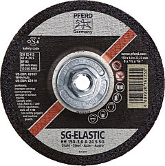Pferd 63119 Cut-Off Wheels For Angle Grinders, Performance Line Sg, A S Sg For Steel, Cast Iron, Type 27 (Depressed Centre)