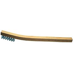 Pferd 85055 Welder'S Toothbrushes With Stainless Steel Wire, 7-1/2 In L, 3X7 Rows, Bent Wood Handle