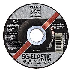 Pferd 63103 Type 27 Premium Performance Sg Depressed Center Cut-Off Wheel, 4-1/2 In Dia, 3/32 In Thick, 7/8 In Arbor, 46 Grit