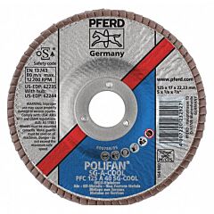 Pferd 62235 Polifan Flap Discs, Performance Line Sg, Polifan Sg A-Cool, Conical (Pfc - Type 29)