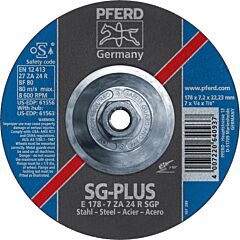 Pferd 61563 Grinding Wheels, Special Line Sg-Plus, Za 24 R Sgp - For Steel