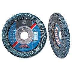 Pferd 67339 Polifan® Sgp Zircon-Curve Radial Type Pfr Flap Disc, 4-1/2 In X 5/8 In, 40 Grit, 7/8 Arbor, 13,300 Rpm