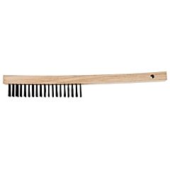 Pferd 85045 Economy Line Scratch Brushes, 13 3/4 In, 3 X 19, Carbon Steel, Curved