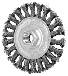 Pferd 82166P Knot Wheel Brushes, Full Cable Twist, Carbon Steel Wire