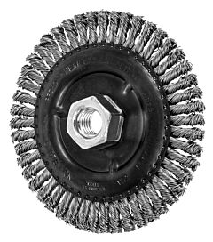 Pferd 82608 Knot Wheel Brushes, Stringer Bead Twist, Stainless Steel Wire