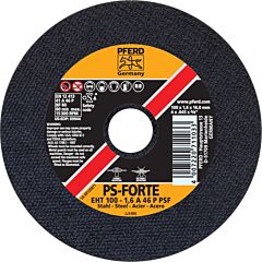 Pferd 69944 Cut-Off Wheels For Angle Grinders, Universal Line Psf, A P Psf For Steel, Type 1 (Flat)