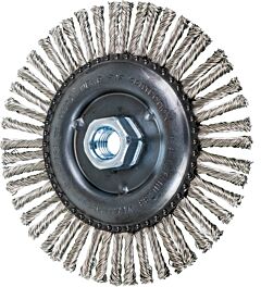 Pferd 82763 Knot Wheel Brushes, Stringer Bead Twist - Combitwist, Stainless Steel Wire