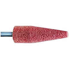 Pferd 31001 Series A Steel Edge Mounted Point Abrasive Bit, A1, 3/4 In Outer Dia, 1/4 In Shank Dia, 30 Grit, O