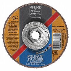 Pferd 62071 Polifan Flap Discs, Universal Line Psf, Polifan Psf Zirkon, Conical (Pfc - Type 29)