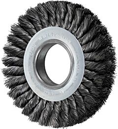 Pferd 82033 Knot Wheel Brushes, Heavy Duty Standard Twist - Double Row, Long Flag