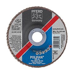 Pferd 62140 Polifan Flap Discs, Performance Line Sg, Polifan Sg A, Flat (Pff- Type 27)