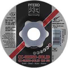 Pferd 61201 Cc-Gring-Solid Grinding Discs, Cc-Grind-Solid For Steel